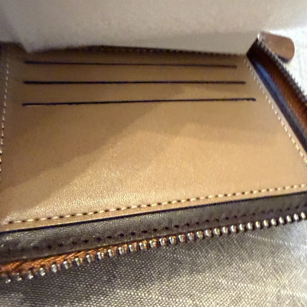 Brown Leather Wallet by